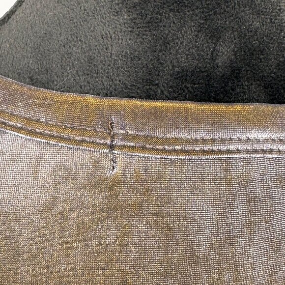 Vintage Kenneth Cole‎ Velvet Shirt womens M Oversized 90s Grunge Fairy Goth Boxy - Picture 7 of 7